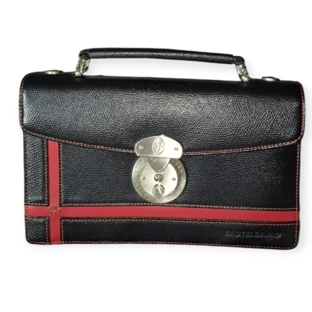 Chic Black and Red Mini Bag